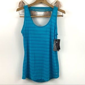 NWT Bally Total Fitness Tank Blizzard Blue SZ M
